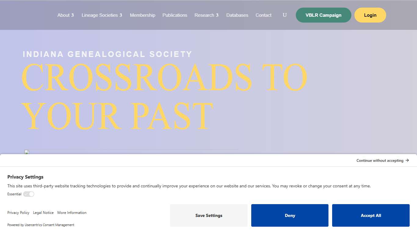 Indiana Genealogical Society |